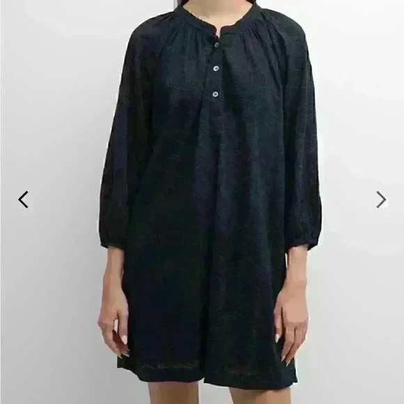 NWT Xirena "Chandler" cotton mini dress with geometric embroidery Sz M in white - Picture 2 of 8